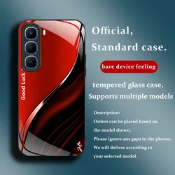 Enhanced Gradient Tempered Glass Protective Phone Case for Infinix hot 60i 4g (HFPTBLKJB004)