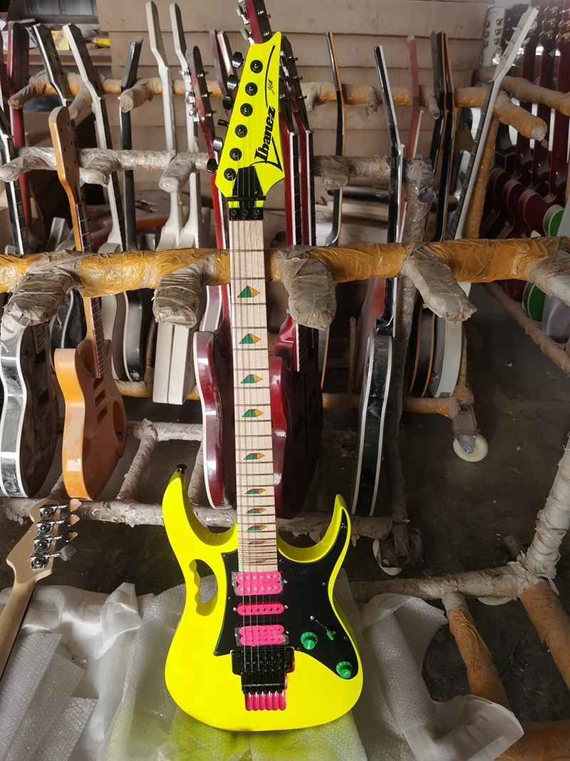 

JE MJR 7VP 77P Series signature High quality electric guitar with pink pickup, in stock, fast shipping