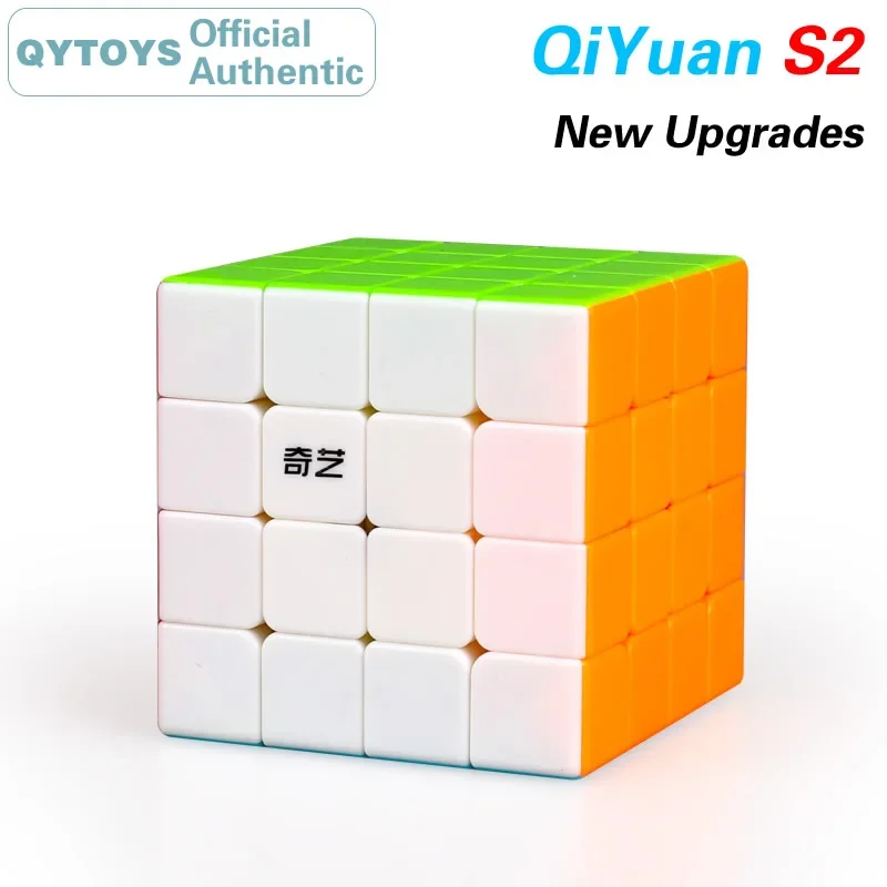 New QYTOYS QiYuan S2 4x4x4 Magic Cube MoFangGe W2 Upgraded 4x4 Speed Cube Twisty Puzzle Educational Toys For Children