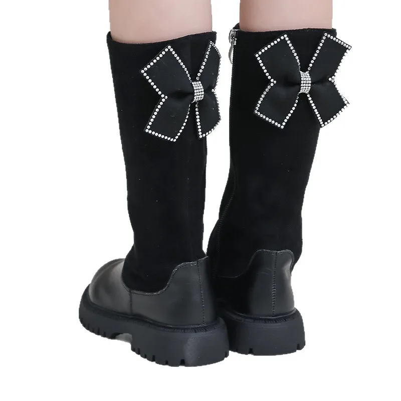 Girls Soft Bottom Anti Slip High Boots