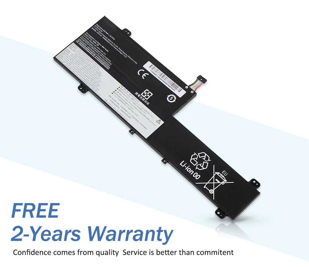 Etesbay-bateria do Portátil para Lenovo Ideapad Flex 514iil05 5-14itl05 5-14are05 5-14alc05 5-14alc05 L19m3pd6 L19c3pd6 11.52v 58.5wh - Imagem 2