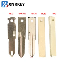 

XNRKEY Uncut Car Key Blade VAC102 HU136 VA2 HU83 NE73 for Renault Candy Bar Remote Control Key