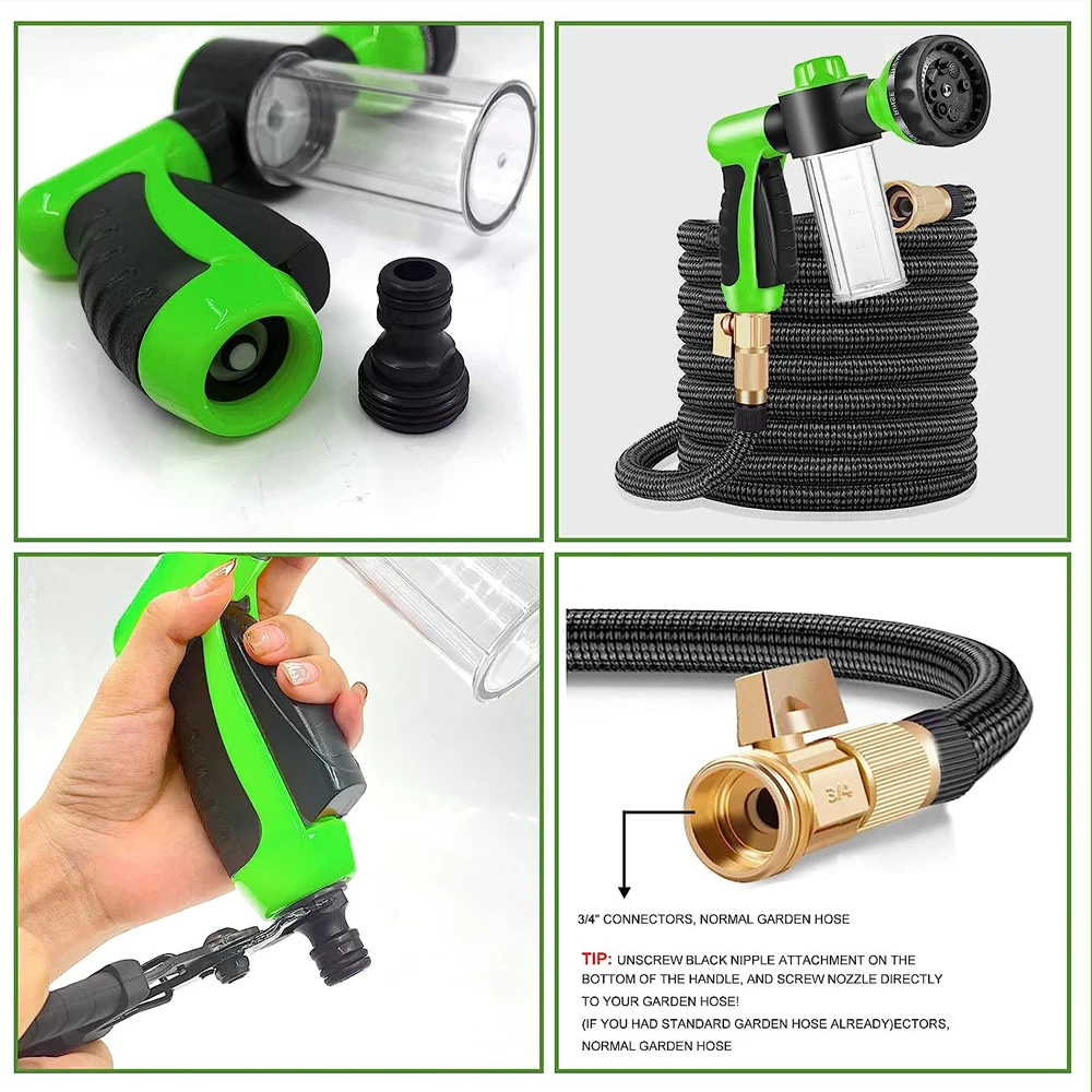 Bath Showerhead Handheld Toilet Spray Gun Pet Dog Shower Sprayer Adjustable High-pressure Nozzle Hose for Dog Shower Garden Animal Horse Car Cleaning