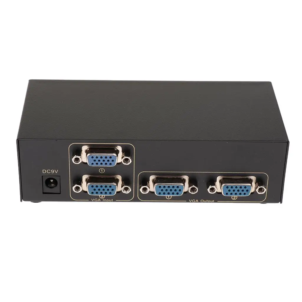 

Разветвитель VGA с 2 портами 1920x1440 и кнопкой переключения