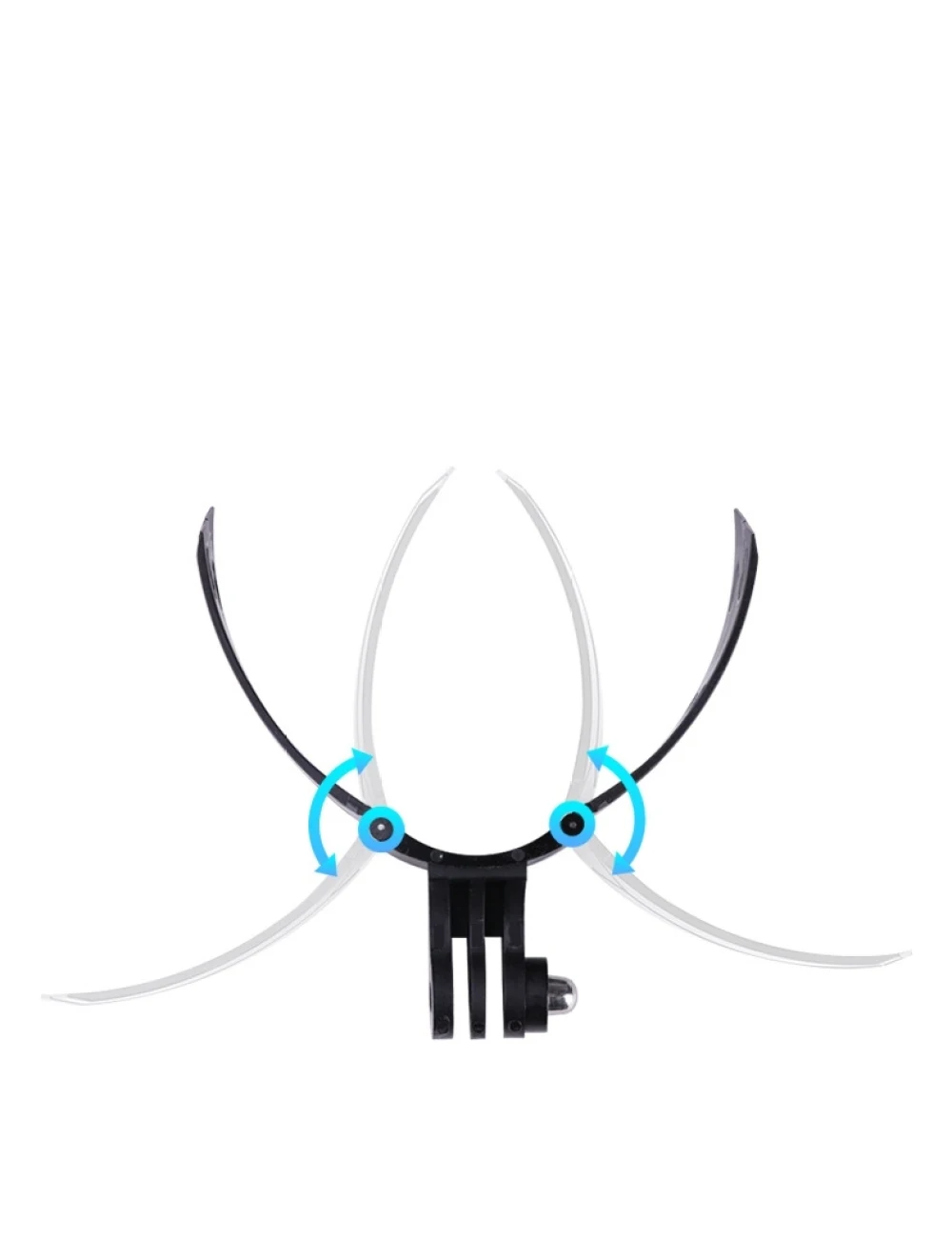 Support universel caméra action casque moto menton - Fixation GoPro