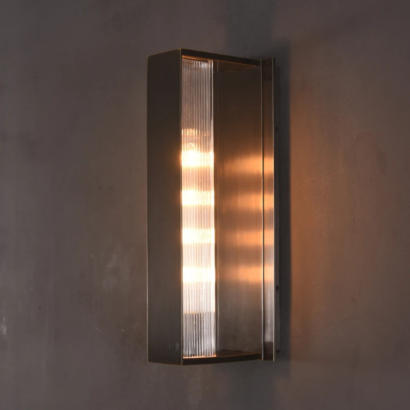 

Antique Glass Light Lantern New Style Vintage Mounted Art Deco Modern outdoor lamp wall