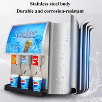 Coke Dispenser 3 Flavour Soda And Juice Factory Wholesale Carbonated Beverage Cup Splitter Automatic Making Vending Machine 1