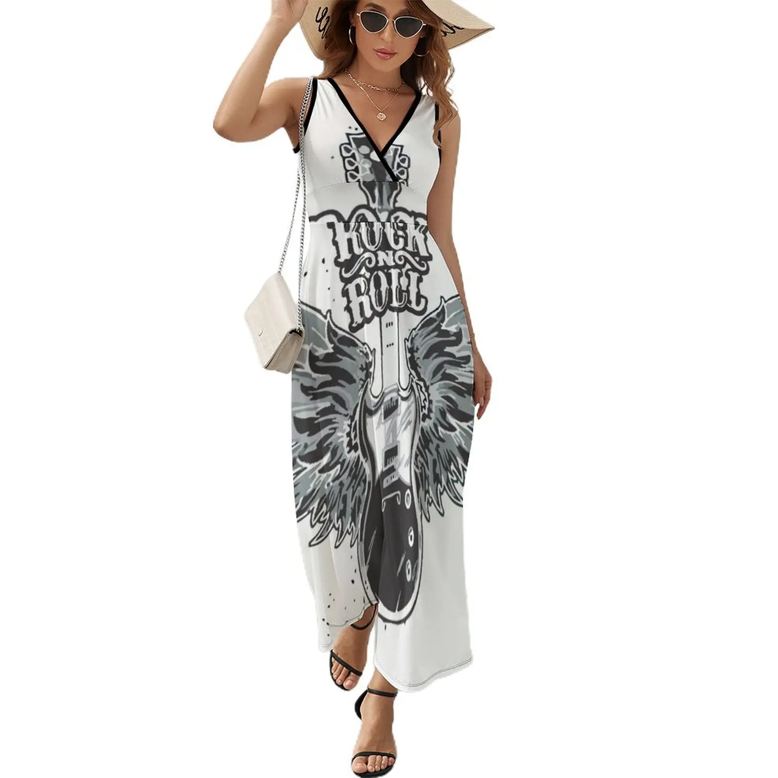 

Rock n Roll Sleeveless Dress summer dress korean women Party dresses