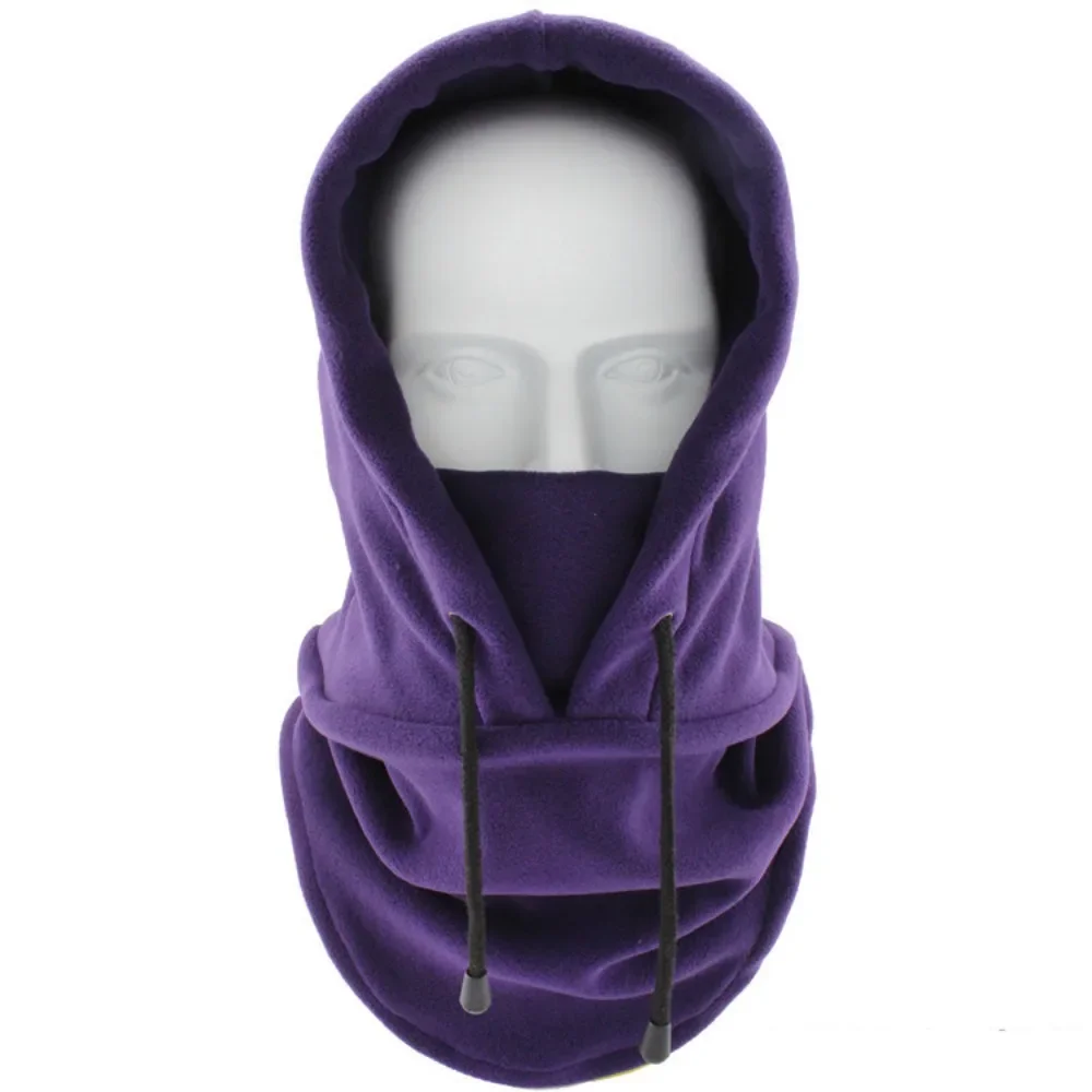 Unisex Polar Fleece Windproof Winter Beanie and Full Face Ski Mask