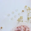 100pcs Tiny 4mm Mini Plastic Round Invisible Snap Button Home DIY Clothes Pajamas White Black Transparent Bag Press Buttons 3