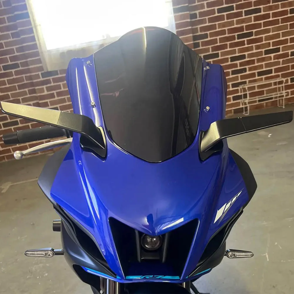 야마하 YZF R7 2021-2025 YZF-R6 2017-2020용 오토바이 미러 스텔스 미러 스포츠 윙렛 미러 키트 조절식 미러