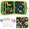 Erasable Doodle Book Reusable Drawing Board With Magic Pens Painting Toys For Kids Montessori Educational Toy DIY Toddlers Gift 1