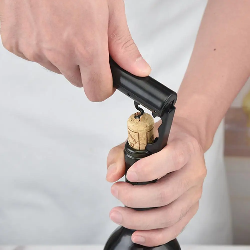 Corkscrew Bottle Opener Pocket Stainless Steel Can Opener Beer Wine Beer Cap Removing Kitchen Gadget Cap Remover