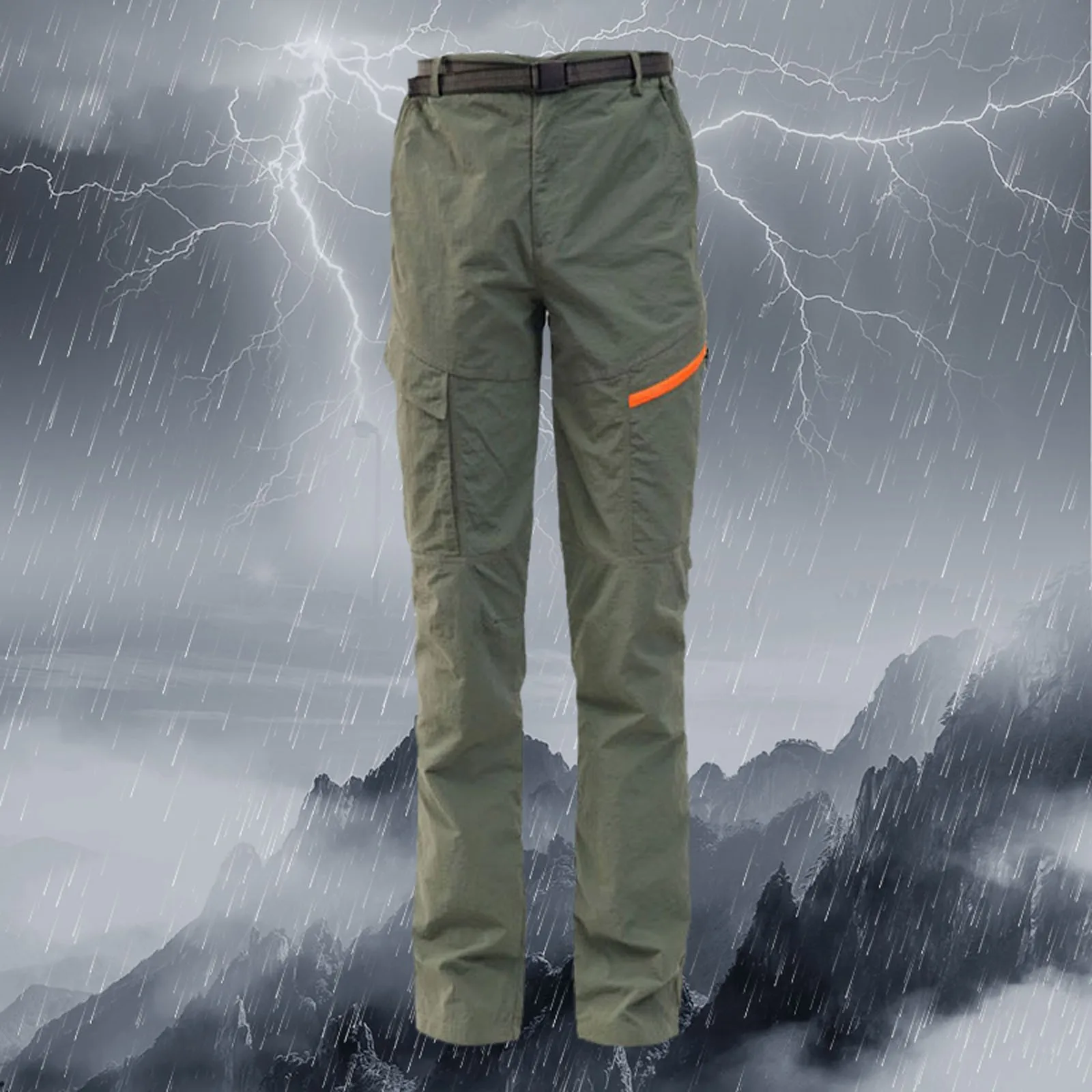 

Мужские спортивные быстросохнущие ветрозащитные и непромокаемые быстросохнущие штаны для альпинизма