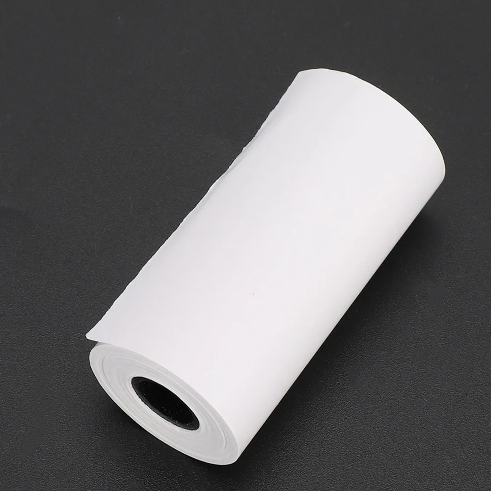 10 롤 57*25mm 종이 코어가 있는 감열지 롤 롤당 6m 신용 카드 용지 오래 지속되는 명확한 인쇄 프린터 용지