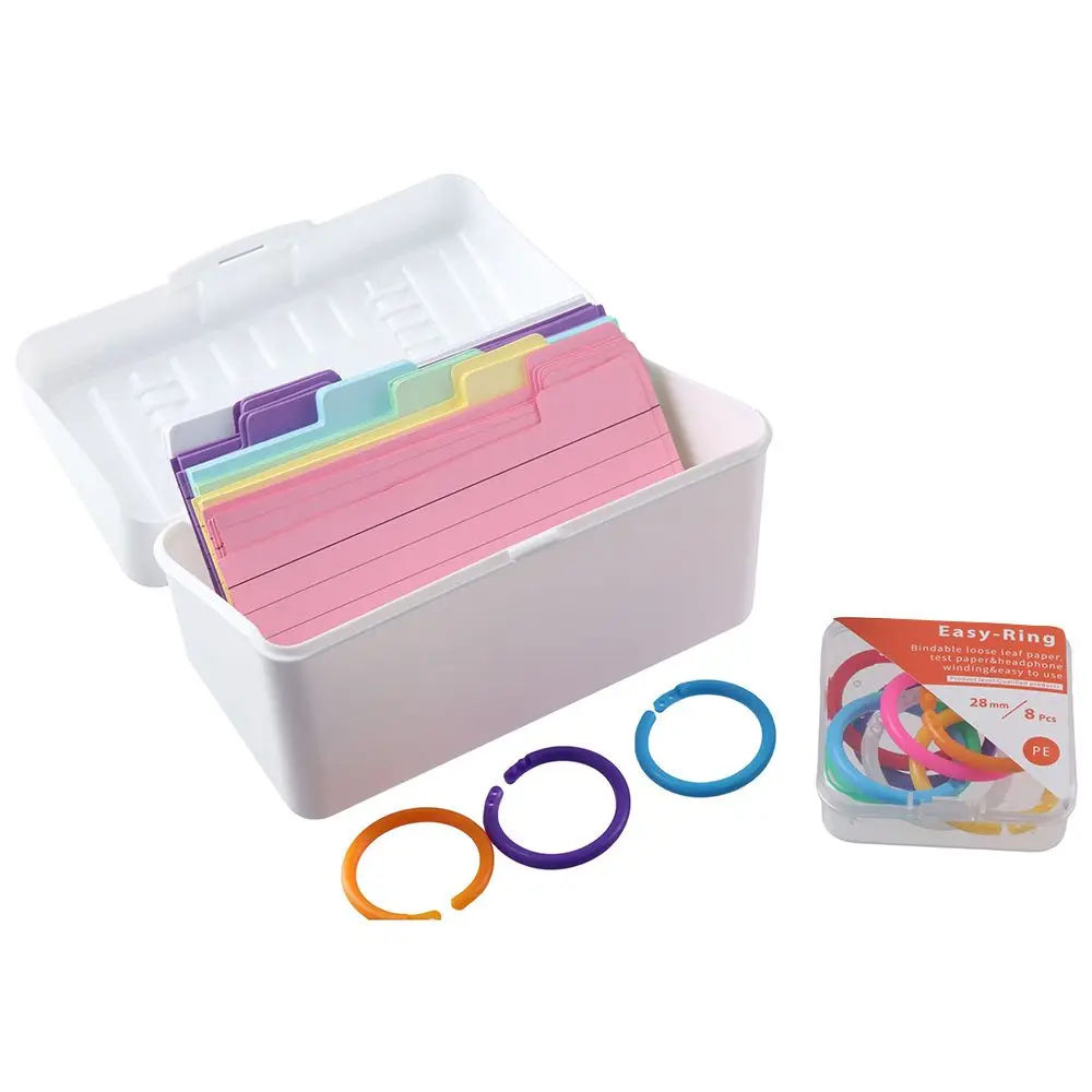 150 Divisores De Tarjetas De índice De 3 X 5 Con Pestañas De Colores