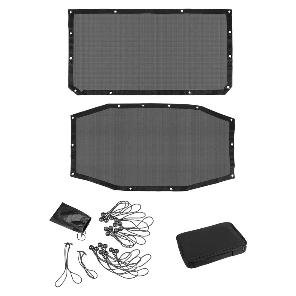 Alien Sunshade Jeep Wrangler JL & JLU (2018-2023) – Front Mesh Sun Shade For Jeep JL