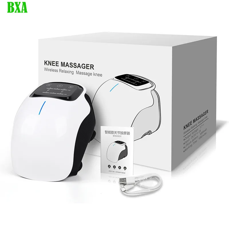 Electric Heating Knee Massage Air Pressure Vibration Physiotherapy Instrument Knee Foot Massager Rehabilitation Pain Relief ultrasonic treatment instrument medical scapulohumeral periarthritis menisci injury knee effusion fasciitis physiotherapy device