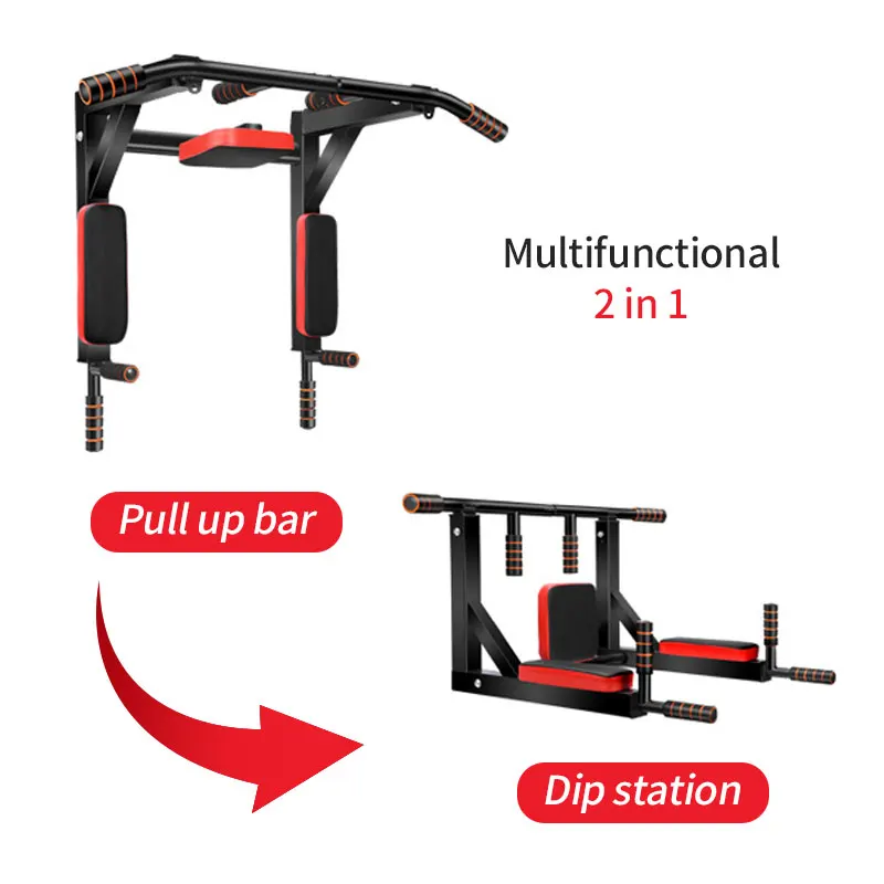 Multifunctional Wall-Mounted Pull-Up Bar for Home Workouts - Image 6