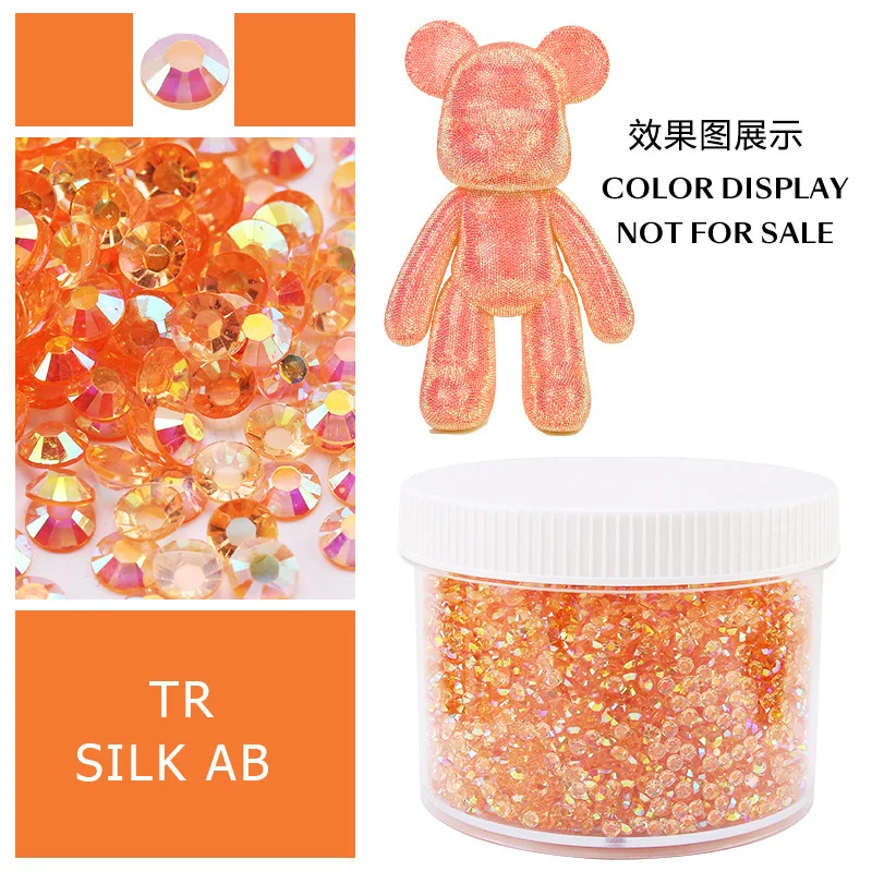 Large Box of Assorted Jelly AB Resin Non-Hot Fix Flat Back Rhinestones