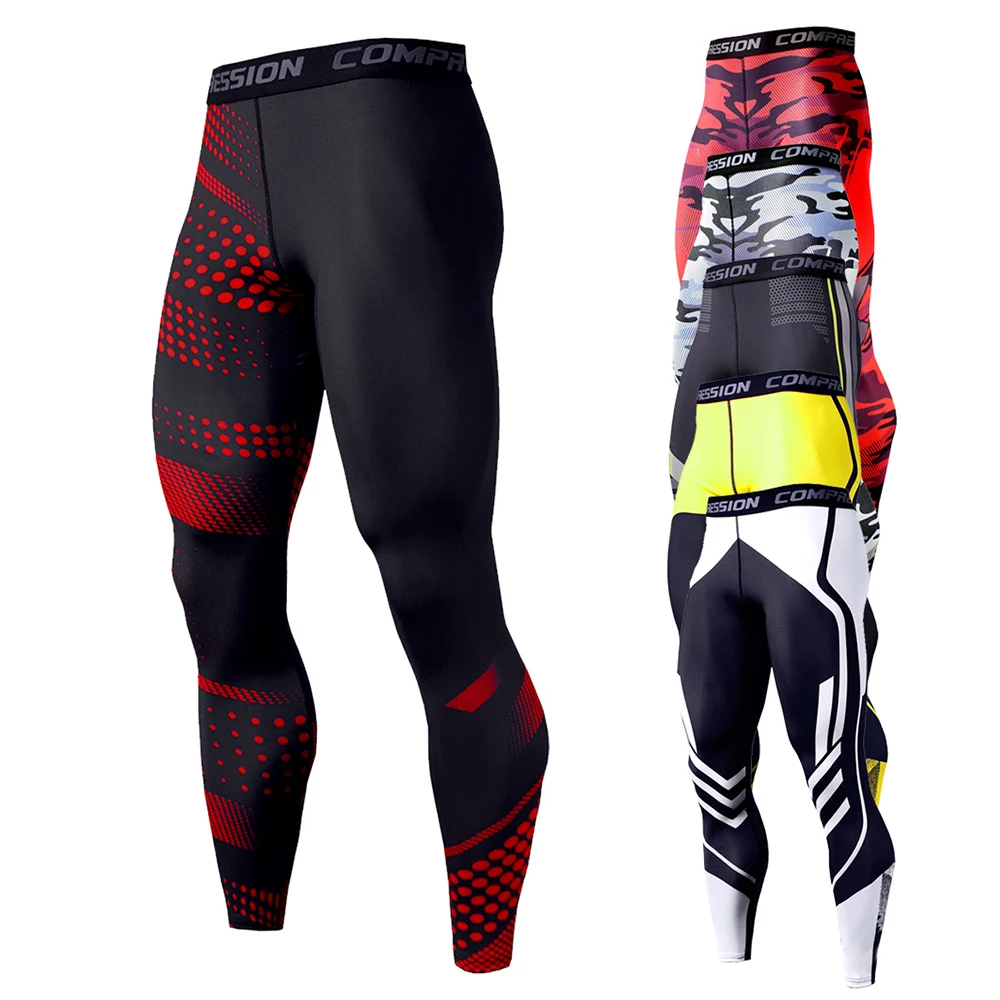 Men's Sweatpants Compression Quick Dry Fitness Sport Leggings Men Sportswear Training Basketball Tights Gym Running Sports Pants