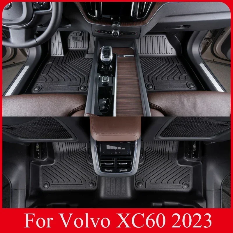 ForVolvoXC6020182023AutoCarFloorMatsAllweatherTPEFootMats