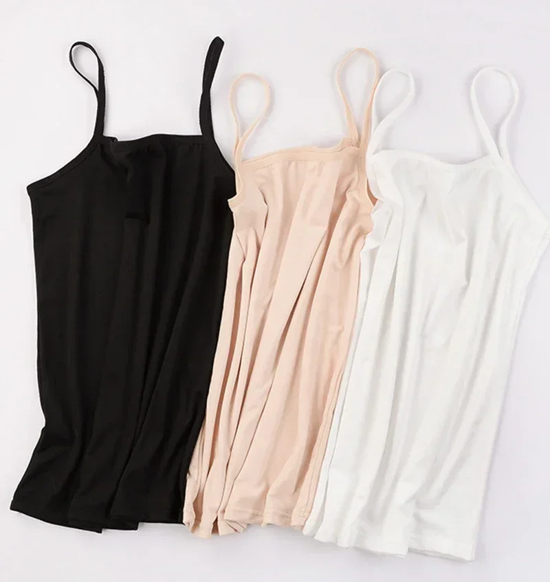 Sexy Camisoles Women Crop Tops Sleeveless Shirt Bralette Tops Solid Color Strap Skinny Vest Female Slimming Tanks Bra Underwear - الصورة 5