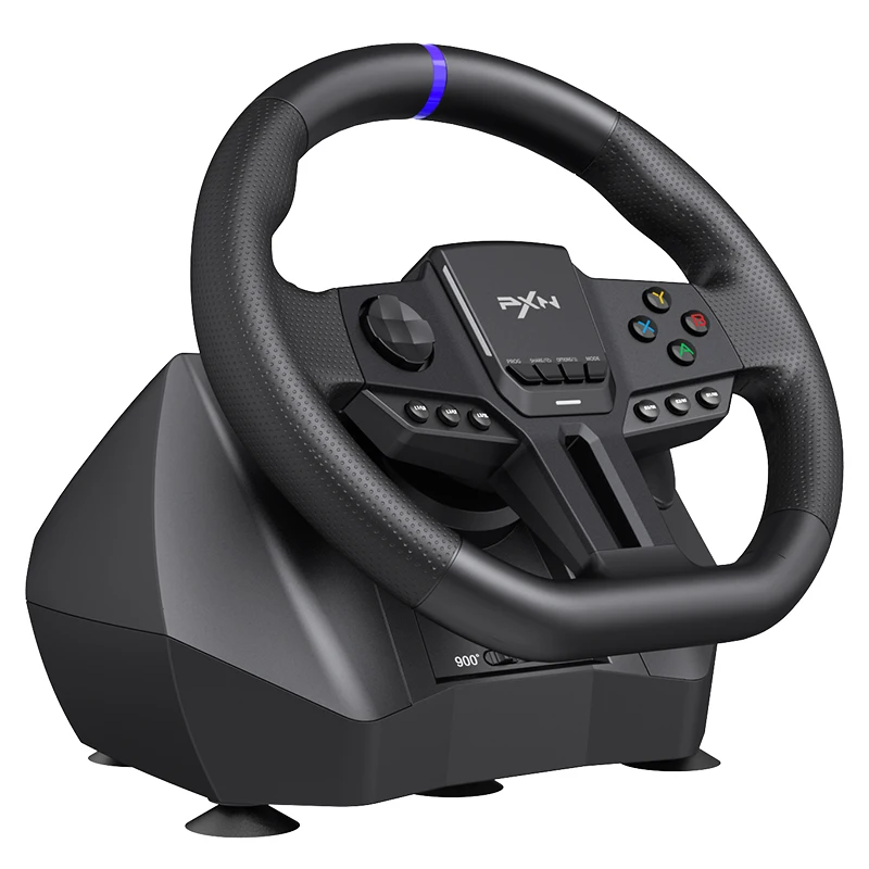 PXN V900 GEN2 Gaming Steering Wheel Driving Racing Simulator 270°/900° Rotation For PC Switch PS3 PS4 Xbox One,Xbox Series X/S view 5