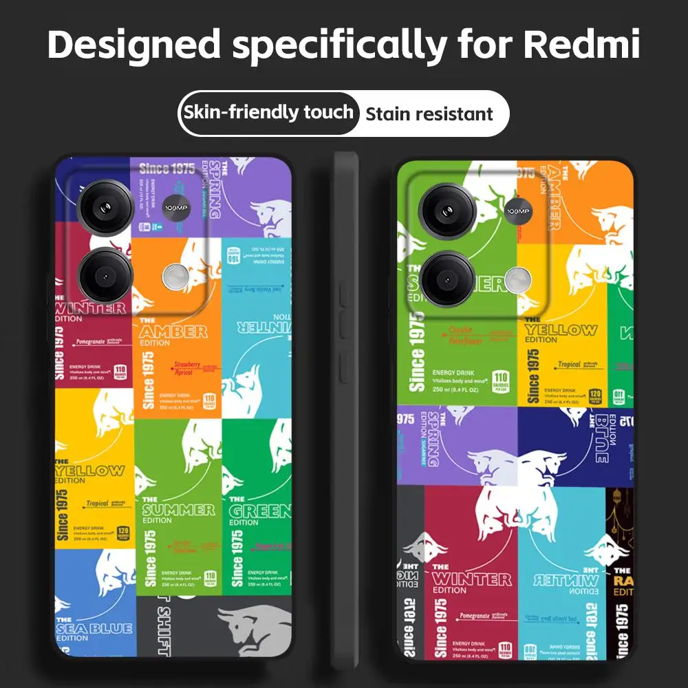 Red Bulls Soft Black Phone Case