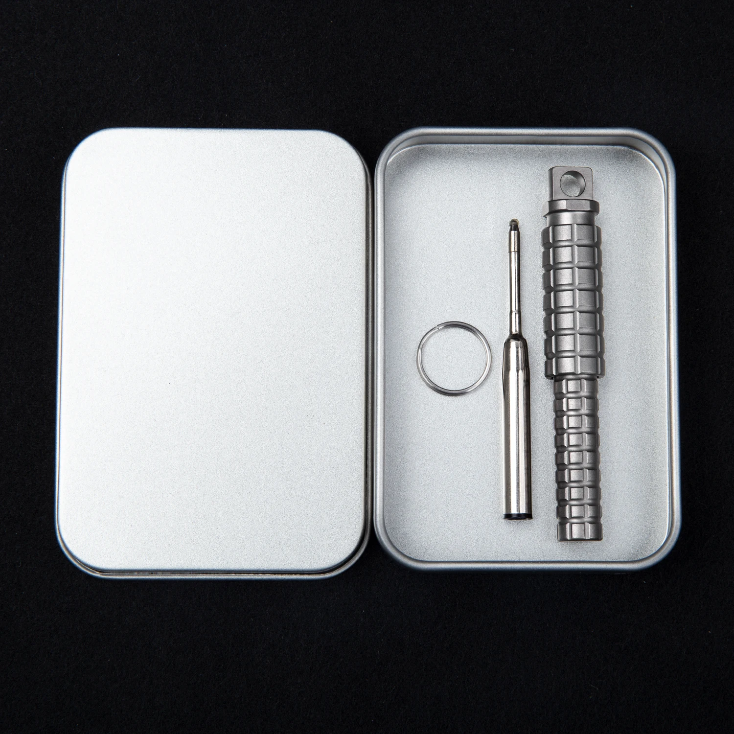 Titanium Alloy Ballpoint Pen Office Signature Pen Outdoor Portable Mini Pen Keychain  Pen Gift Box Packaging - AliExpress