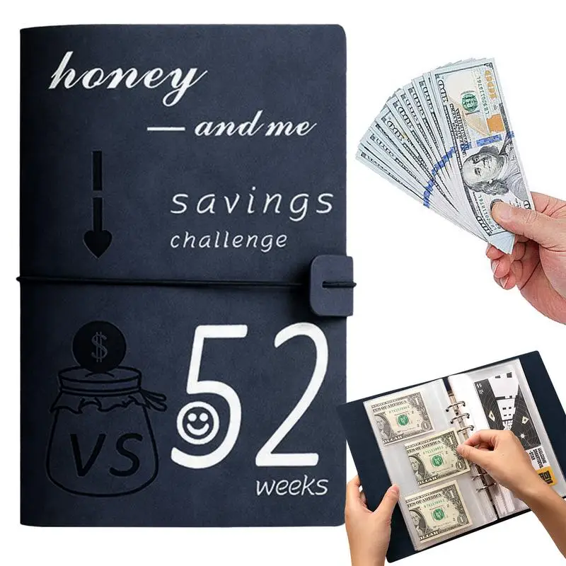 

52 Week Money Saving Challenge Binder Savings Challenges Book Save 1 378 With Cash Envelope Reusable Budget Book Planner Money