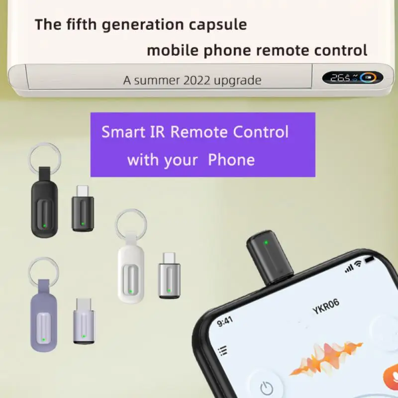 Type-C/Micro USB Smart App Remote Control Mobile Phone Wireless Infrared Home Appliance Adapter For Android/iPad remote control