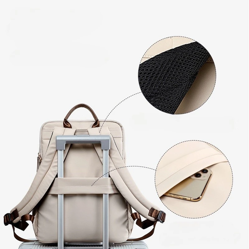Female Bags High-capacity Lightweight Backpacks For Women Waterproof Wear-resistant 15Inch Laptop Bag For Girls Travel Commuting