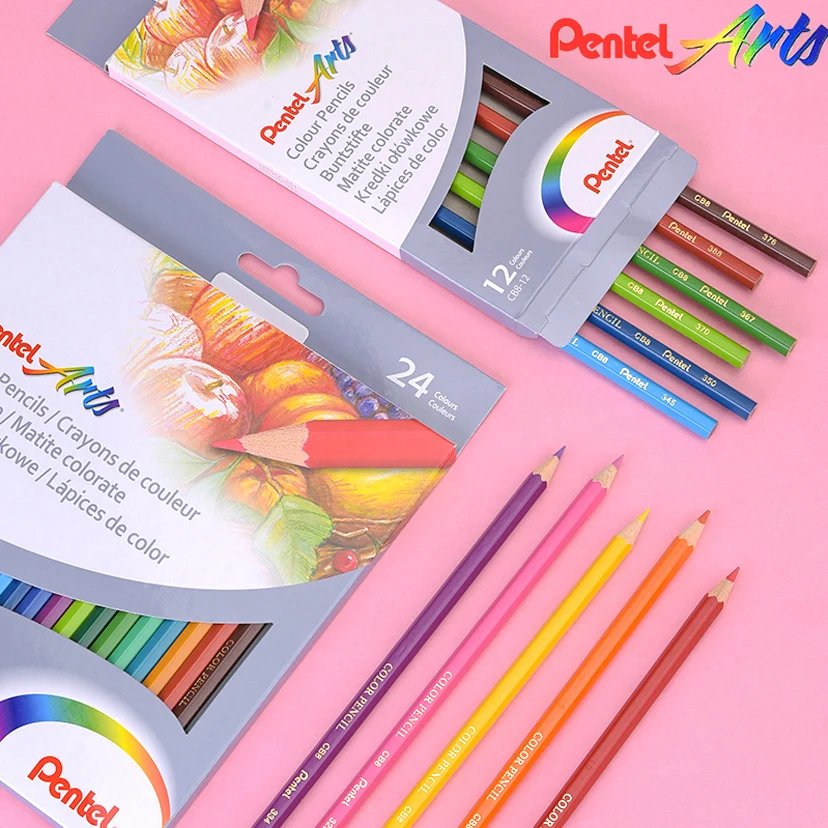Pentel Coloring Pencils - Set of 24