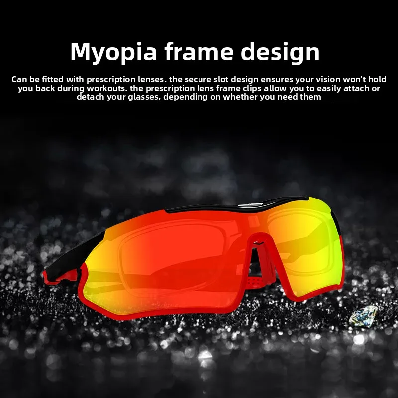 스포츠 안경 남녀 자전거 아이웨어 산악 MTB 사이클링 UV400 선글라스 자전거 로드 고글