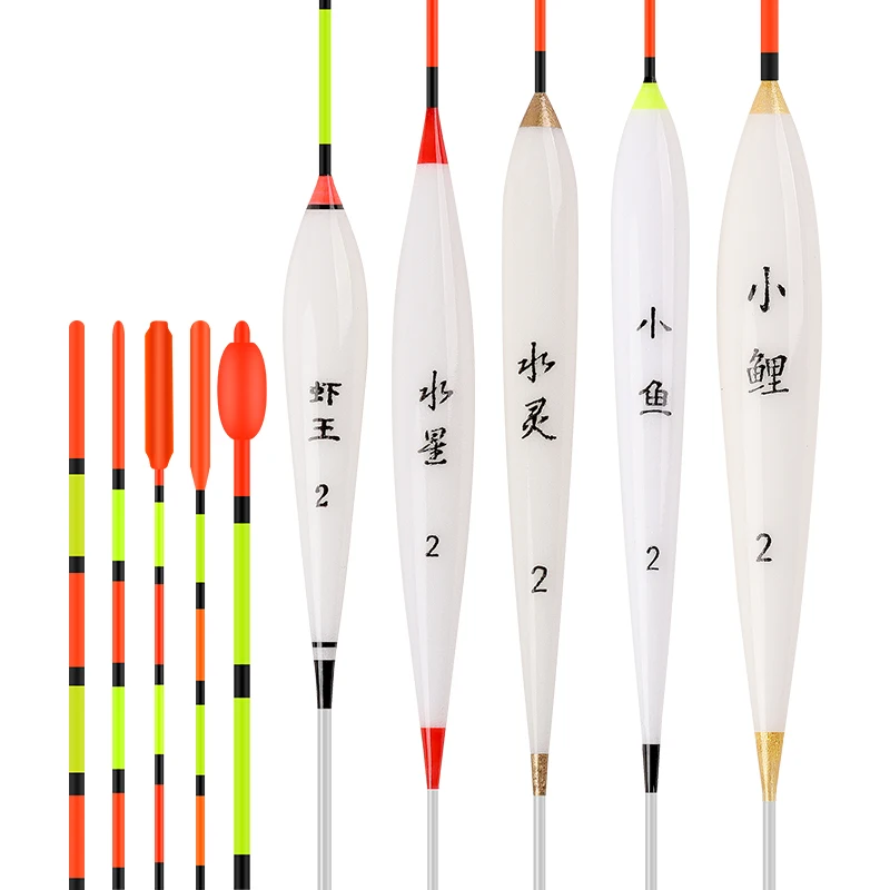 Kit pêche eau peu profonde : 3 flotteurs nano + 3 tubes + hameçons - accessoires complets pêche eau douce