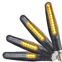 

4pcs Motorcycle LED Turn Signal Electric Vehicle Motoebike Front and Rear General Headlights Signal Lights