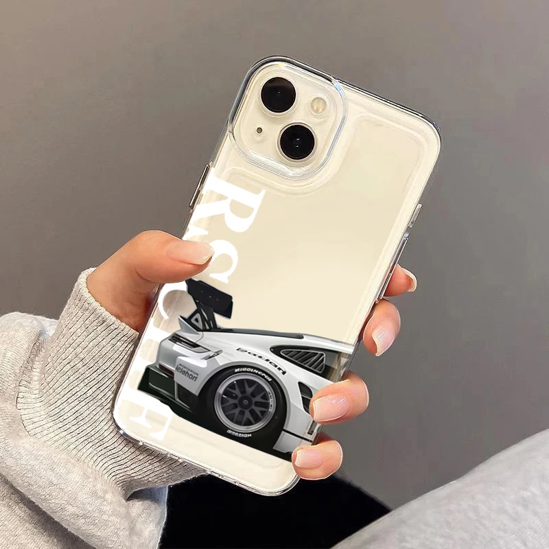 Sleek Sports Car Design Soft Phone Case – Premium Protective Cover