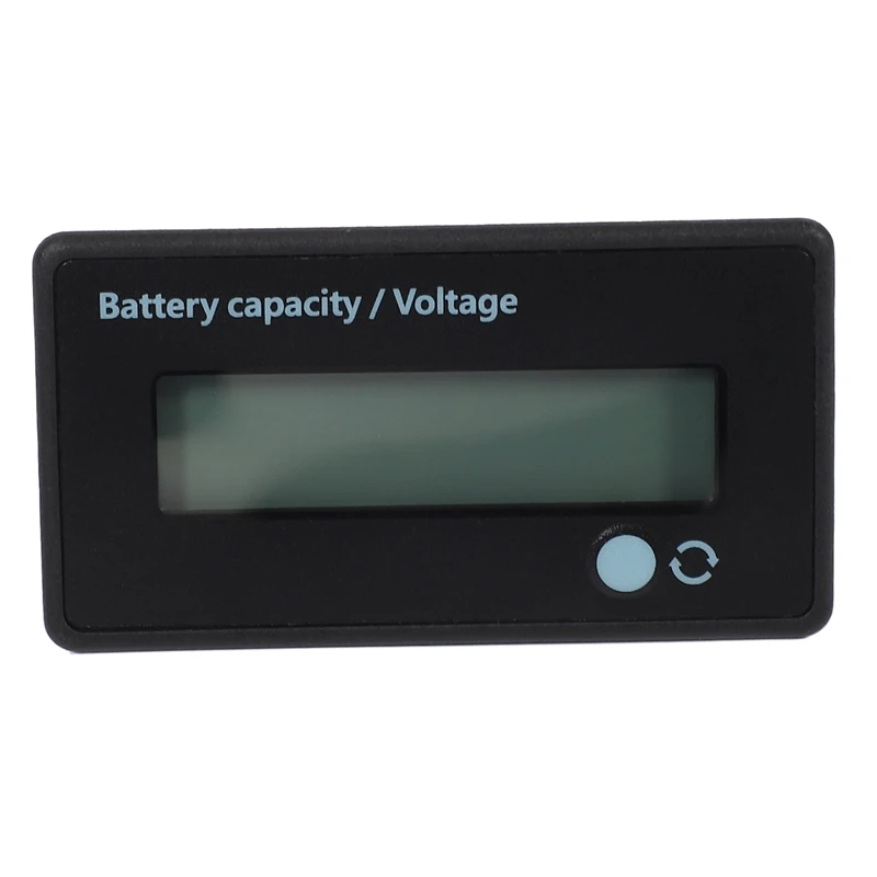 12V 24V 36V 48V Battery Meter, Battery Capacity Voltage Indicator, Lead-Acid & Lithium Ion Charge Discharge Monitor, f