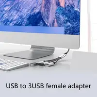 USB2.0 1 to 2/4/3 Splitters USB2.0 Male to Female Hubs Extension Cable Dropship 2