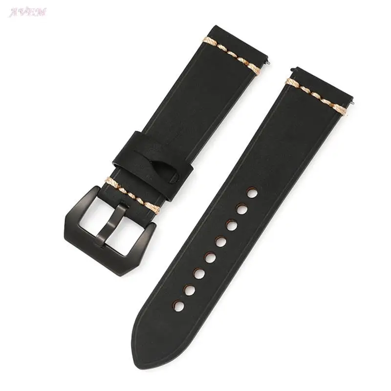 

20mm 22mm Quick Release Straps For Huawei gt2 pro Replace Band Samsung Galaxy Watch 3 41mm Cowhide Leather Universal Watchband