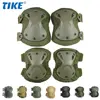 4Pcs Tactical Knee Pad Elbow CS Military Protector Army Airsoft Outdoor Sports Hunting Kneepad Safety Gear Knee Protective Pads 1