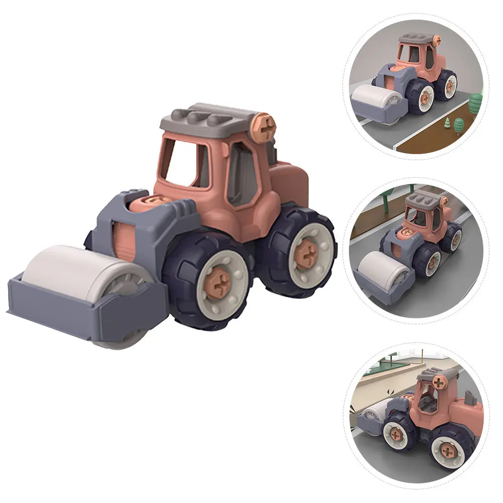 1 세트 1 세트 어린이를 위한 엔지니어링 차량 조립 DIY 자동차 세트 드라이버 포함 미세 운동 능력 교육용 조립 트럭