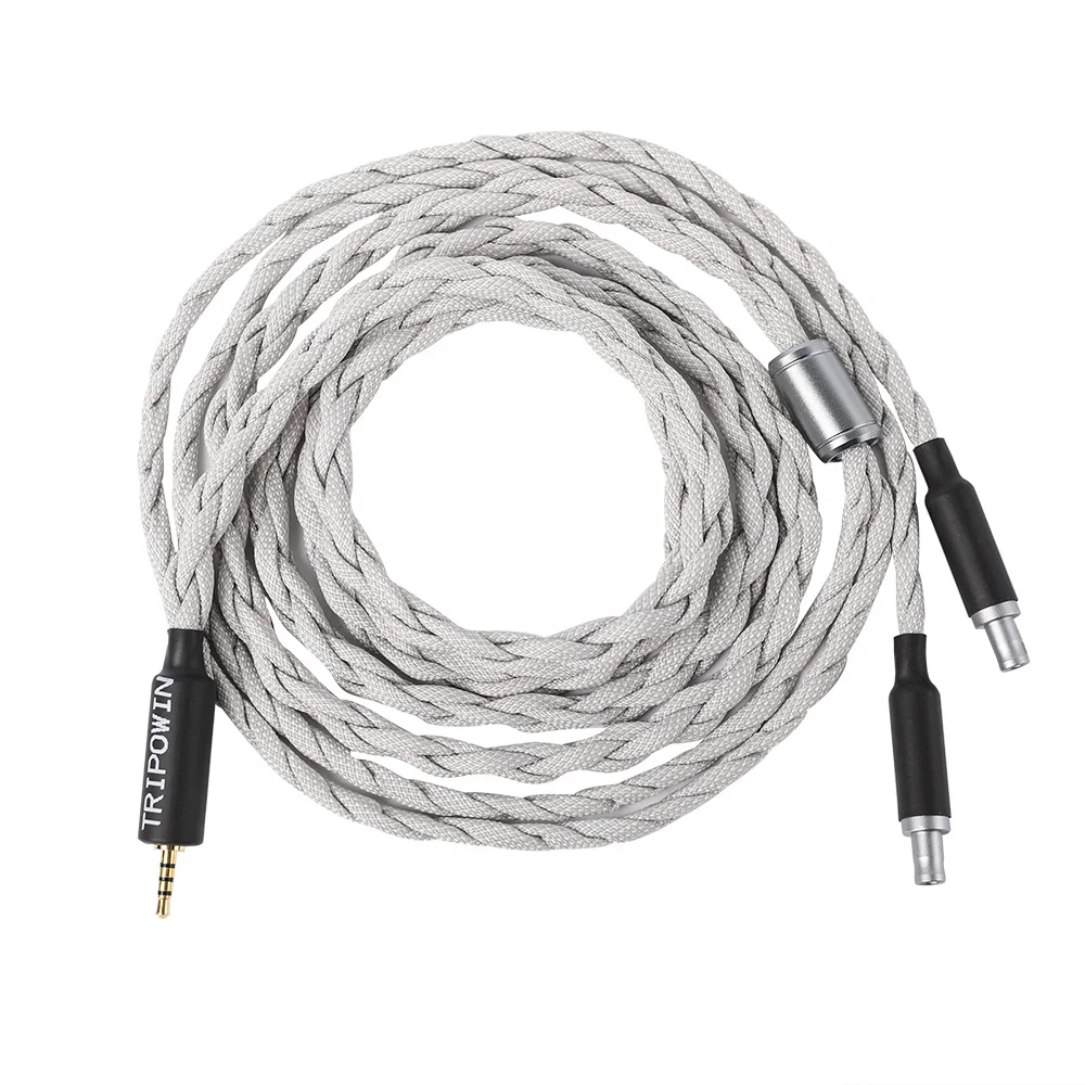 Premium 16-Core Silver Plated Headphone Cable for Iron Triangle Headphones