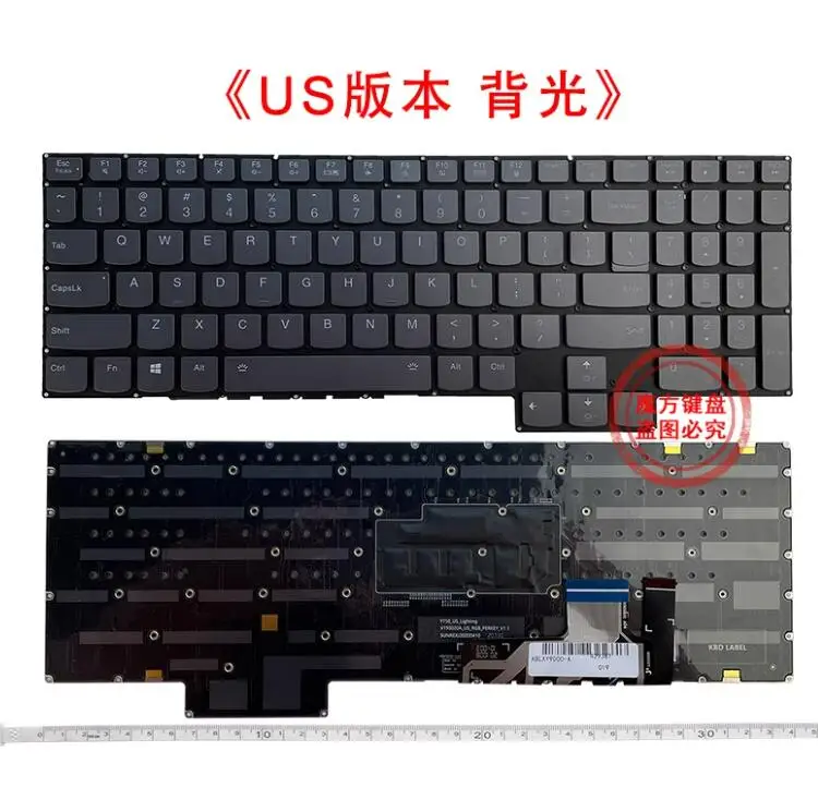 

US RGB клавиатура с подсветкой для Lenovo Legion Y9000K 2020H Y750-15 R9000X 2020 7-15 7-15IMH 7-15IMH05 7-15IMHG05 Y750 15IMH Y750-15