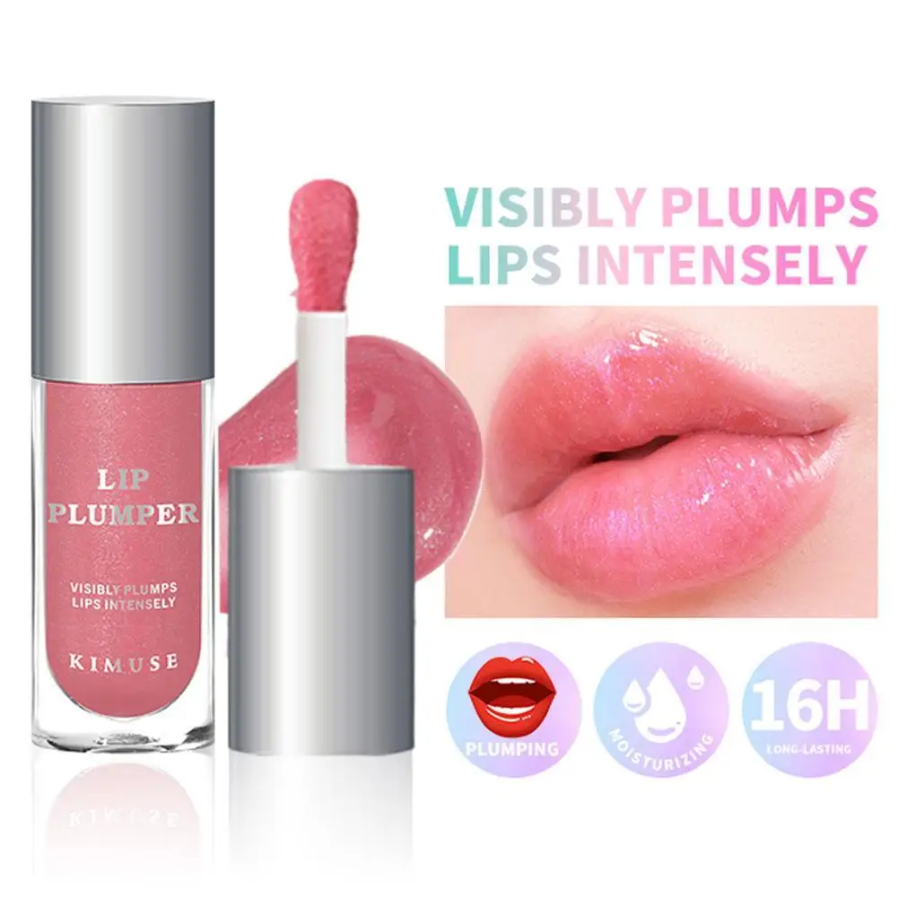 

1pcs Instant Volume Lip Plumper Oil Dark Lip Removal Balm Plumping Moisturizing Reduce Lip Fine Line Lipstick Lip Gloss Care