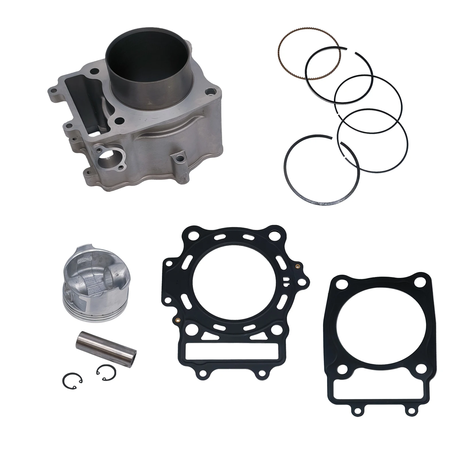 MY2425 Motorcycle cylinder set CFMoto500 X5 X-lander Rancher Cforce cylinder piston ring gasket ATV UTV 0180-023100 Cylinder Kit 1piece polyurethane un 53 63 8 53x63x8 u cup lip cylinder piston hydraulic rotary shaft rod ring gasket wiper oil seal