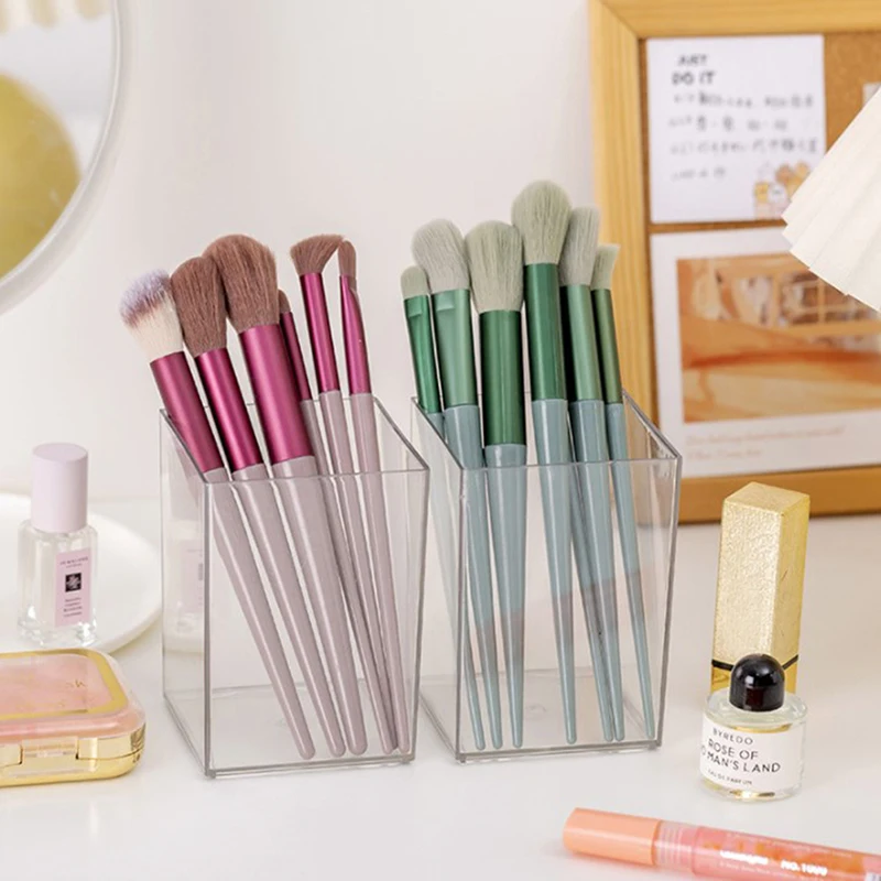 Pen and Brush Holder Desktop Organizer Container Home Supplies