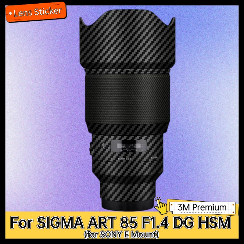 

Для SIGMA ART85 F1.4 DG HSM для SONY E Mount Lens Body Sticker Защитная Наклейка виниловая пленка защита от царапин