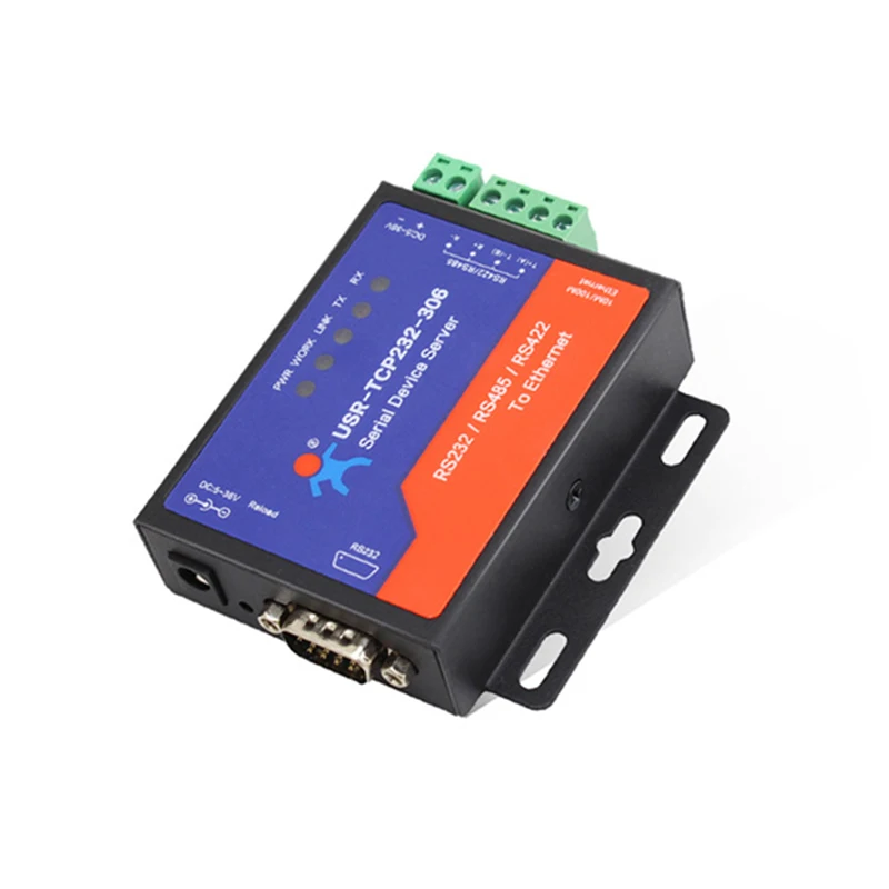 산업 자동화 컨트롤러 USR-TCP232-306 TCP IP - RS232 RS485 RS422 - 이더넷 LAN 변환기